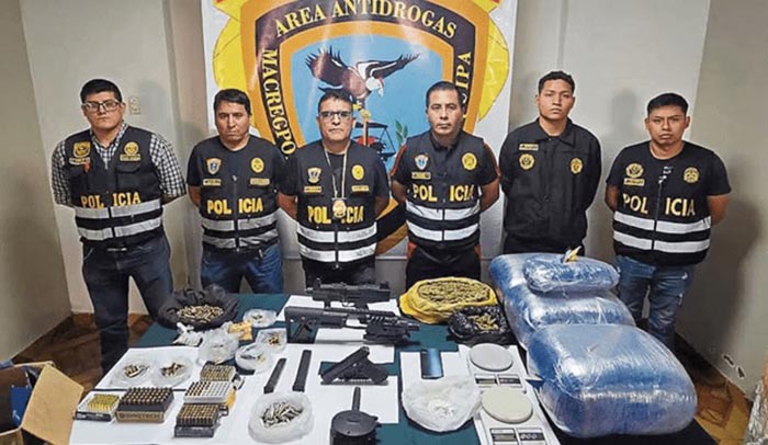 Arequipa: autoridades detectan red de tráfico de armas en encomiendas para mover armamento ilegal
